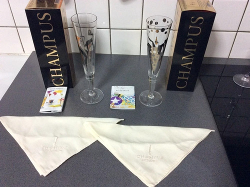 Verres champagne cristale - à,