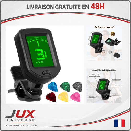 Accordeur guitare pince - accordeur,