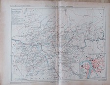 CARTE GEOGRAPHIQUE XIXEME DE