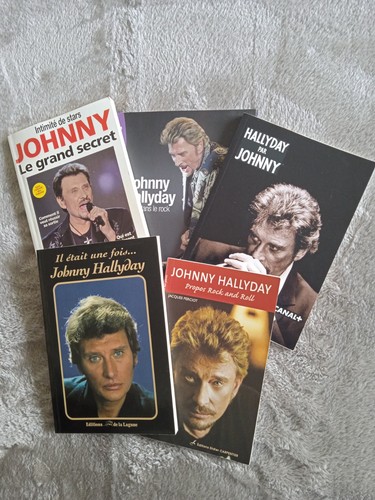 Lot livres johnny hallyday - lot, de