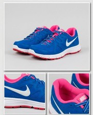 Baskets nike bleues - bleues, roses