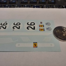 decals decalcomanie deco ferrari 250 gto n26 12h reims 1964 1/32