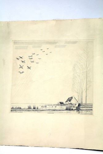 Gravure originale jean émile - jean,