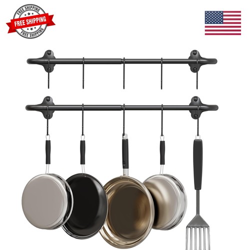2pack hanging pot pan - pot, rack