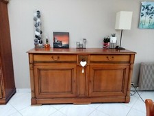 buffet bas corps de chasse directoire 2 portes - 2 tiroirs - MERISIER NOYER 