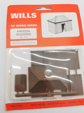 WILLS REF: SS35 ÉCHELLE HO/Oo CABANE AVEC TOITURE EN PAGODE