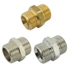 Reduzierdoni Laiton/Nickelé Inox Réduction Mamelon Double Raccords