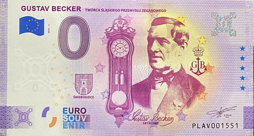 Billet euro gustav becker - 0,