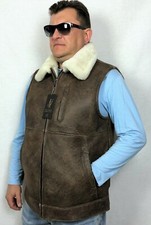Gilet En Cuir De Mouton 100%