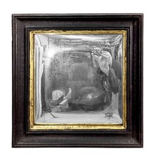 Miroir bombé déformant de décoration