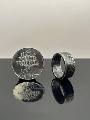 Bague pièce monnaie 100 - bague,