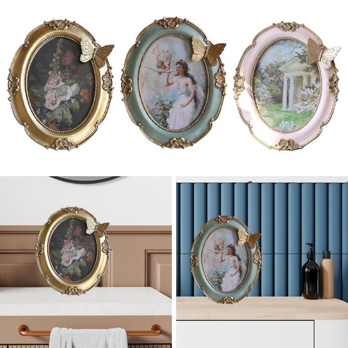 Cadre photo ovale vintage - cadre,
