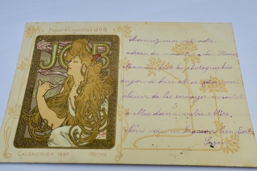Mucha papier cigarette job - papier,