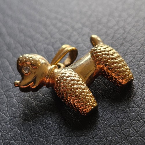 Pendentif breloque caniche