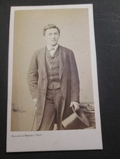 Photo CDV Jeune homme debout cliche Bayard famille Montalent