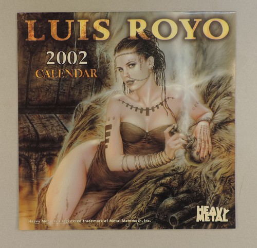 Luis royo calendar 2002 - calendar, heavy
