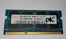MEMOIRES RAM  2Go  SODIMM Hynix DDR3 PC3-8500S 1066MHz 