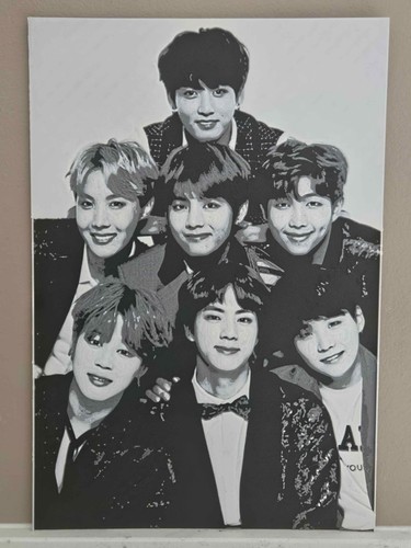 Grand cadre bts portrait - bts, –