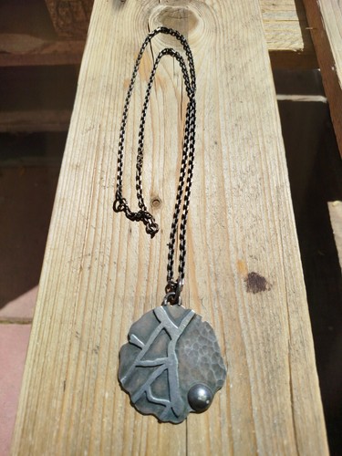 Jean després silver pendant - silver,