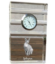 Sphynx horloge trois bandes - horloge, à