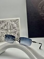 Chrome Hearts Pills III Rimles sunglasses Shiny Silver