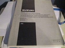 catalogue REVUE TECHNIQUE Suzuki outillage entretien moto 1985 UK FR DE ES