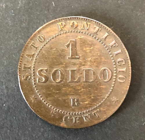 Pièce vatican soldo 1867 - pièce,