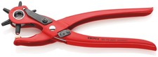 KNIPEX 90 70 220 EAN Pince emporte-pièces revolver revêtement poudre, rouge 2...