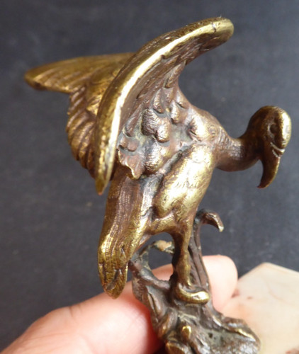 Sculpture vautour bronze - sculpture,