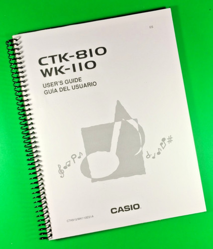 Owners manual for casio - owners,