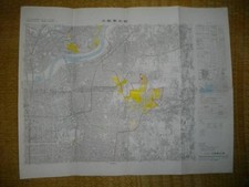 Carte Nord-Est d'Osaka 1:25