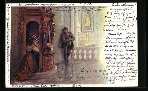 Carte postale artiste - postale, e