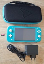 Nintendo Switch Lite console portable Turquoise 32Go + 128Go SD card + pochette