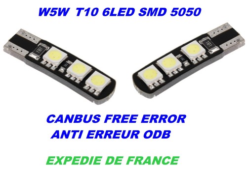 Ampoules led t10 w5w - w5w, 6