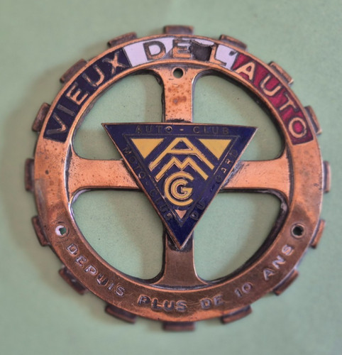 Badge calandre émaillé - de, /