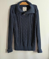 Pull bleu marine - , col