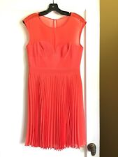 Karen Millen Orange Dress 8