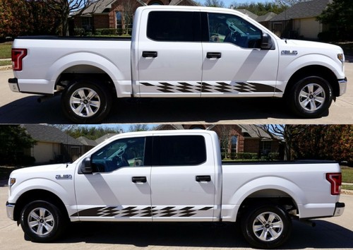 Autocollant sticker 4x4 bandes