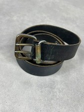 Ceinture cuir noir vintage