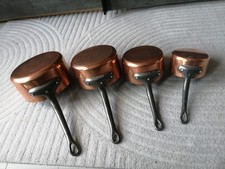 Lot casseroles cuivre - lot, en