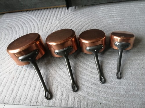 Lot casseroles cuivre - de,