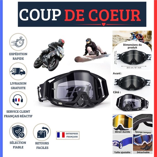 Lunettes moto coupe vent ski - coupe-vent,