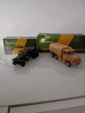 Solido Lot 2 Miniatures 1/50, Kaiser Jeep M34 6x6 Et Gmc 27