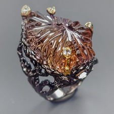 Bague AAA GEM 38 ct +