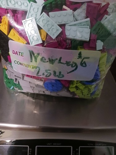 Bulk lego bricks lot 5lb - bulk, 2.5lb