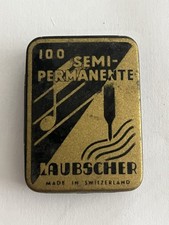 Ancienne Boîte D’Aiguilles De Phonographe LAUBSCHER Aiguilles pour Pick-Up