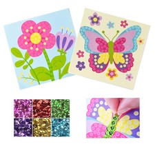 Kit tableau sequins - Fleur et