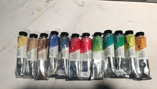 12 tubes de peinture à l'huile fine Sennelier Rive Gauche 40ml neuf