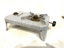 Ancien Réchaud émaillé de collection à alcool essence lampe Pigeon