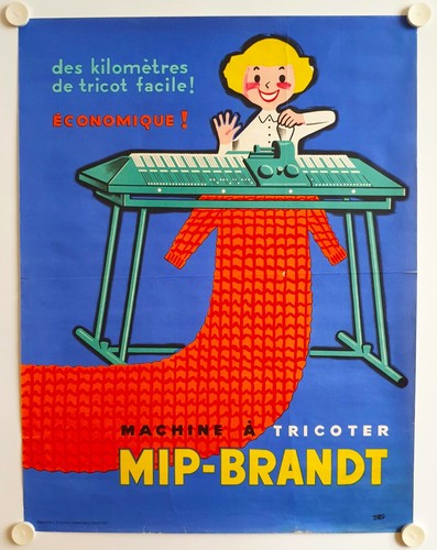 Affiche mip brandt machine - -,